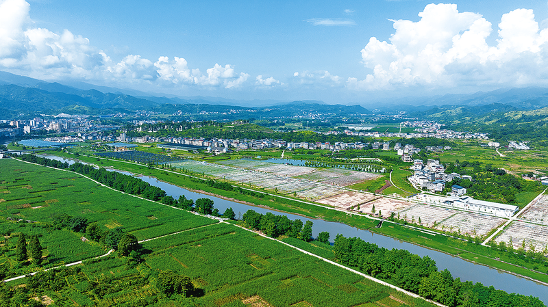 美麗的生態(tài)田園畫卷。